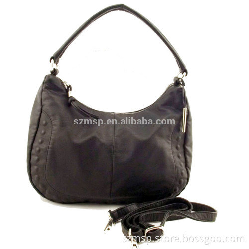 Washed PU hobo bags for girls and ladies